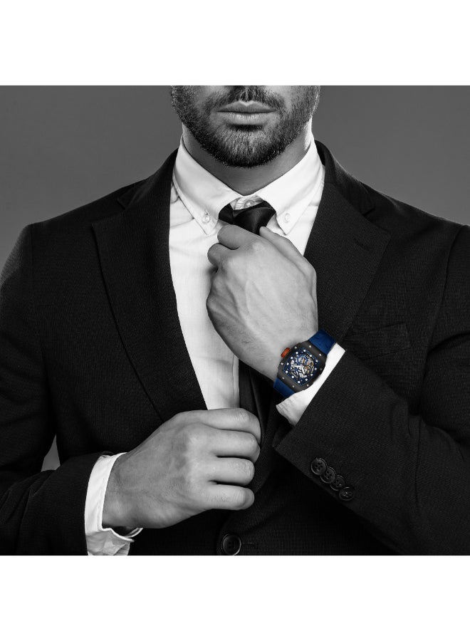 TORNADO Men's High Quality Flexible And Durable Silicone Automatic Watch T24302-XSNN - 39mm mm - Image 5